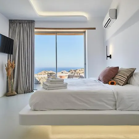 Teal Rock Mykonos Tatil Evi Ano Mera